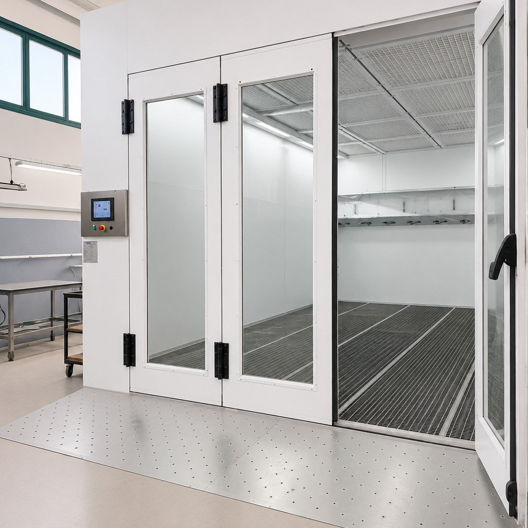 Cabina professionale di verniciatura